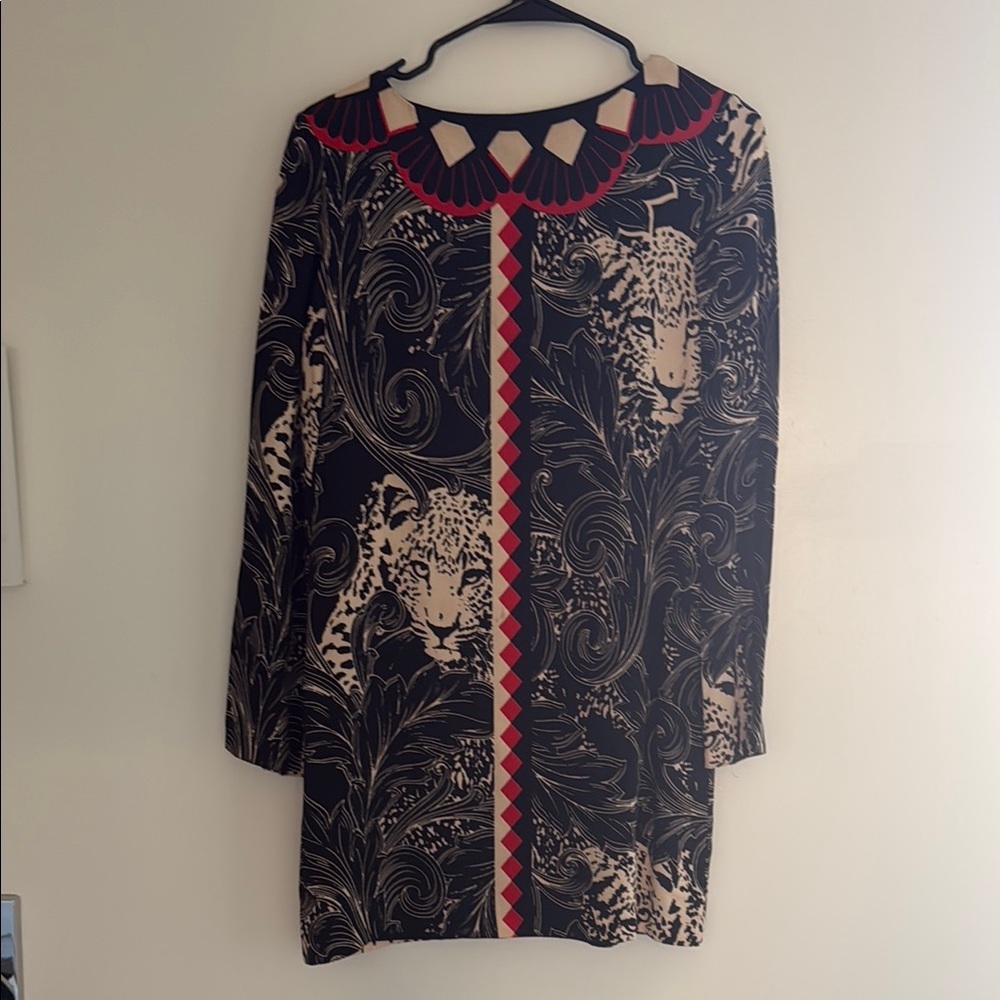 Bettye Muller Black and Red Mini Dress